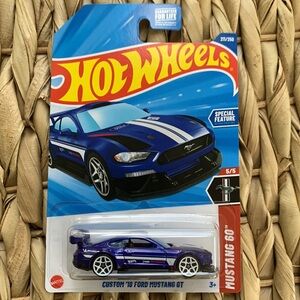 2018 Custom Ford Mustang GT 60 Year 60th Anniversary Pony Car Hot Wheels 🆕 2025